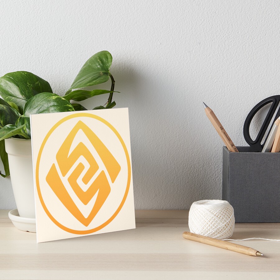 "Geo Element Genshin Impact" Art Board Print for Sale by GhostWrench