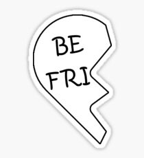 Best Friends Heart - Left Sticker