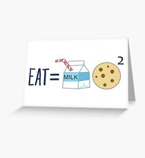 Tarjeta de felicitación La formula