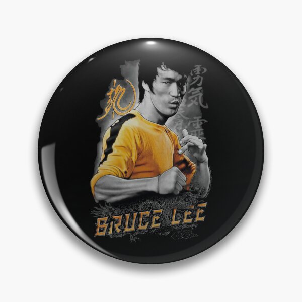 Bruce Lee 1" Button Pin Set Martial Arts Legend Star Actor Icon 10 pins 