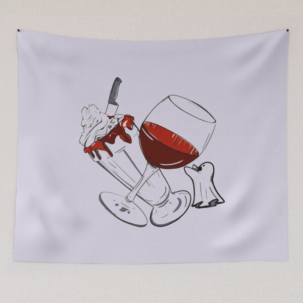 Item preview, Milkshake Murders and Wine Hauntings designed and sold by SimardShopSS.