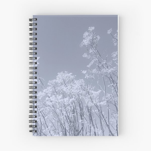 Item preview, Blooming Yarrow in Flower, Monochromatic Blue Grey Color Design designed and sold by CreateShape.