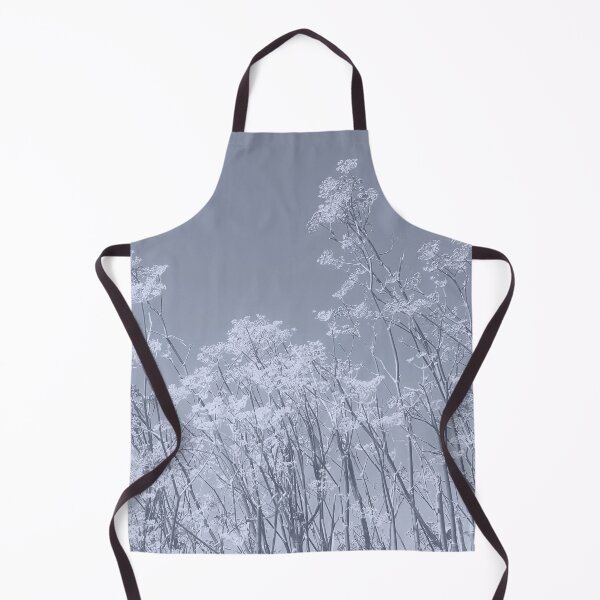 Item preview, Blooming Yarrow in Flower, Monochromatic Blue Grey Color Design designed and sold by CreateShape.