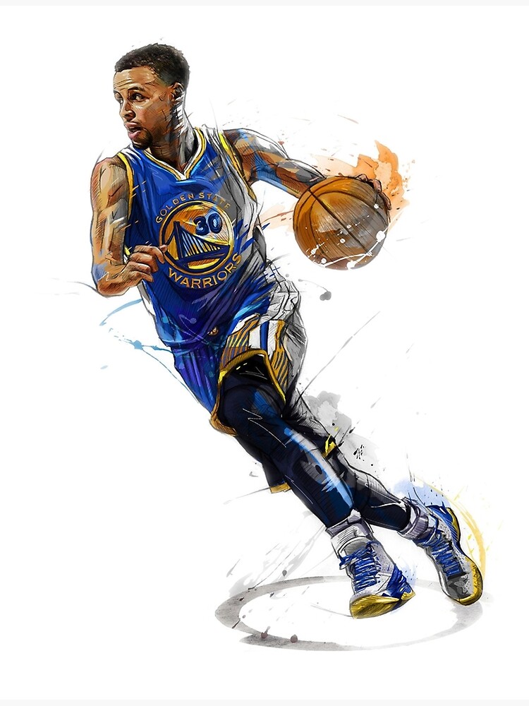 Stephen Curry Poster Golden State Warriors Canvas Print 