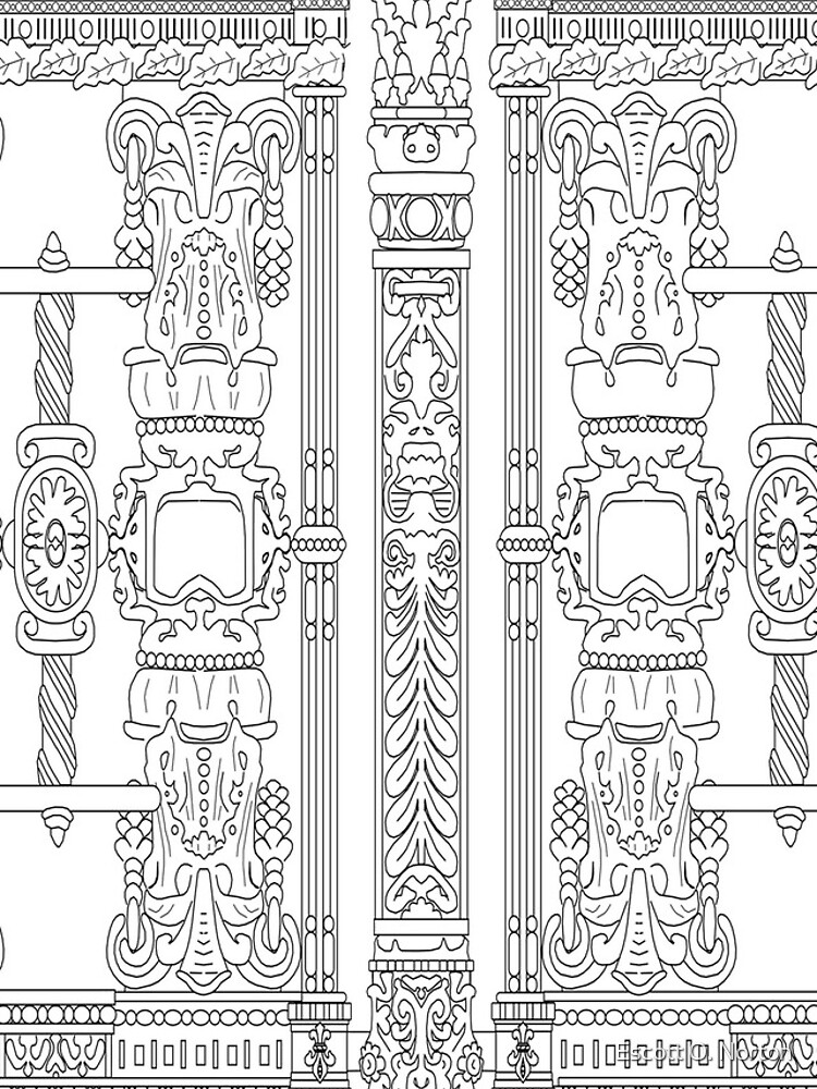 Thumbnail 5 of 5, iPhone Case, Tower Railing to Color designed and sold by Escott.