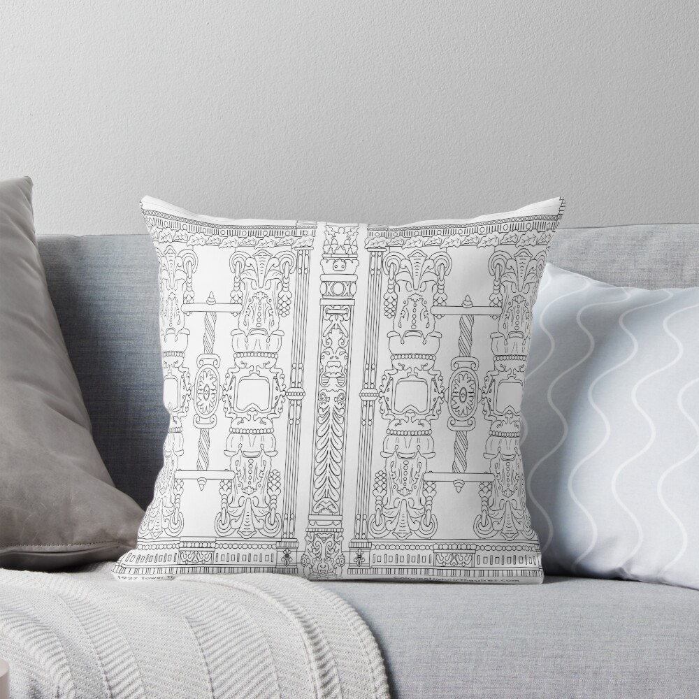 Item preview, Throw Pillow designed and sold by Escott.