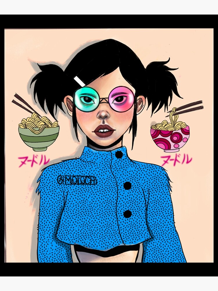 Noodle Original Fanart Poster For Sale By Sorykaba Redbubble