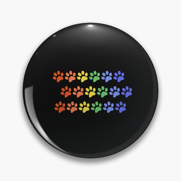 Item preview, Rainbow Paw Pride Colors LGBTQ+ Gay Dog Cat Love is Love designed and sold by Kissudesign.