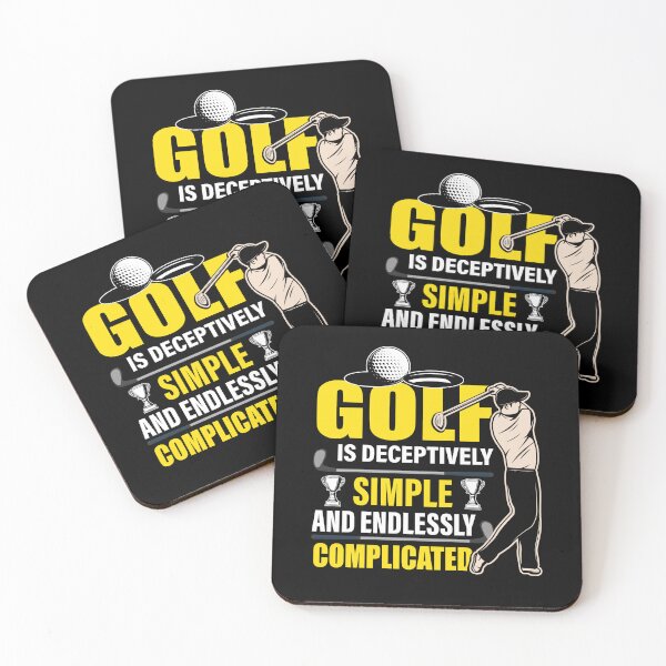 Item preview, Golf Is Deceptively Simple And Endlessly Complicated - Golf Quote designed and sold by deepan chandrasekaran.