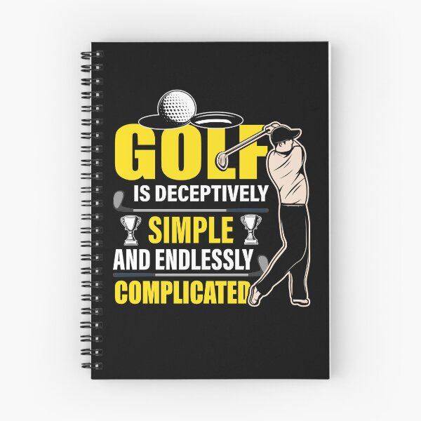 Item preview, Golf Is Deceptively Simple And Endlessly Complicated - Golf Quote designed and sold by deepan chandrasekaran.