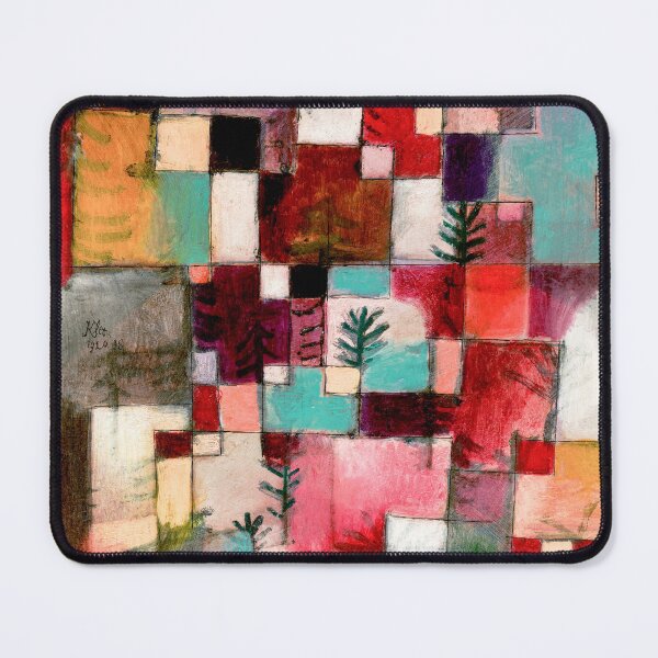 Item preview, HD PAUL KLEE - Red green and Violet Yellow Rhythms 1920  designed and sold by Go Logo Designs.