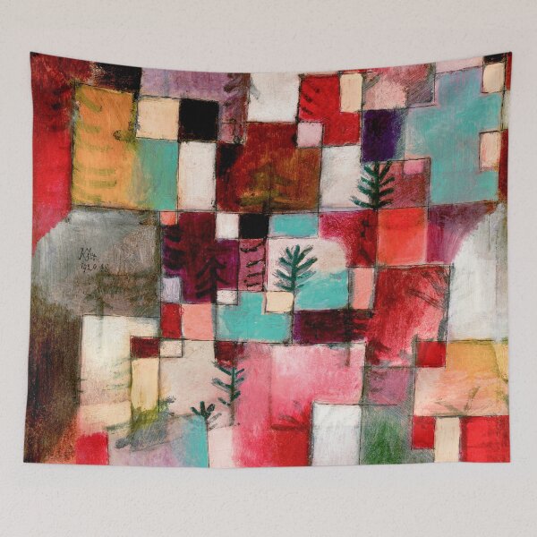 Item preview, HD PAUL KLEE - Red green and Violet Yellow Rhythms 1920  designed and sold by Go Logo Designs.