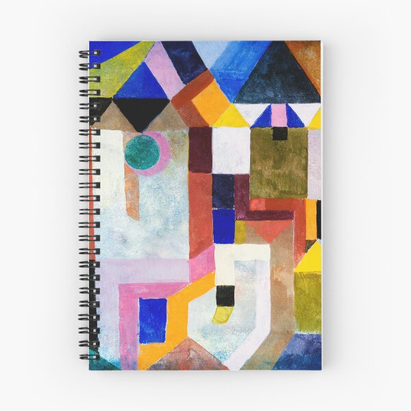 Artikelvorschau, PAUL KLEE Bunte Architektur 1917 Original High Definition Paul Klee HD Best Print entworfen und verkauft von Go Logo Designs.