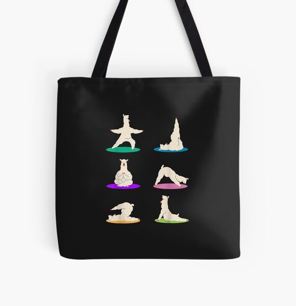 Inhale Exhale Organic Yoga Tote Bag, Yoga Bag, Yoga Mat Bag, Pilates Bag,  Meditation Bag, Wellness Bag, Mindfulness 