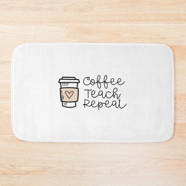 Item preview, Coffee Teach Repeat  Sticker designed and sold by KilaArasi.