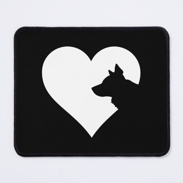 Artikelvorschau, Das Herz des Mudi-Liebhabers entworfen und verkauft von More Cute Dogs.