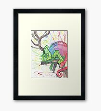 Chameleon Framed Print