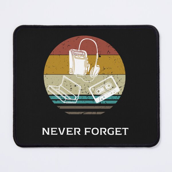 Item preview, Never Forget Retro Vintage Cassette Tape Graphic designed and sold by Luckydesign1975.
