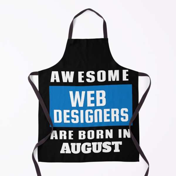 Item preview, Awesome Web Designers Are Born In August - Birthday designed and sold by Superhero Gear.