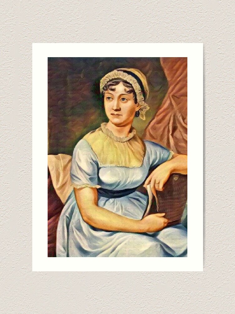 Fine Art Print Jane Austen Portrait 