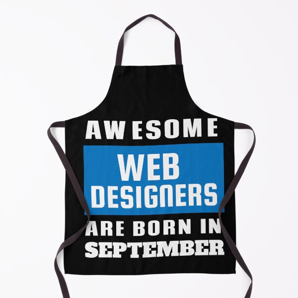 Item preview, Awesome Web Designers Are Born In September - Birthday designed and sold by Superhero Gear.