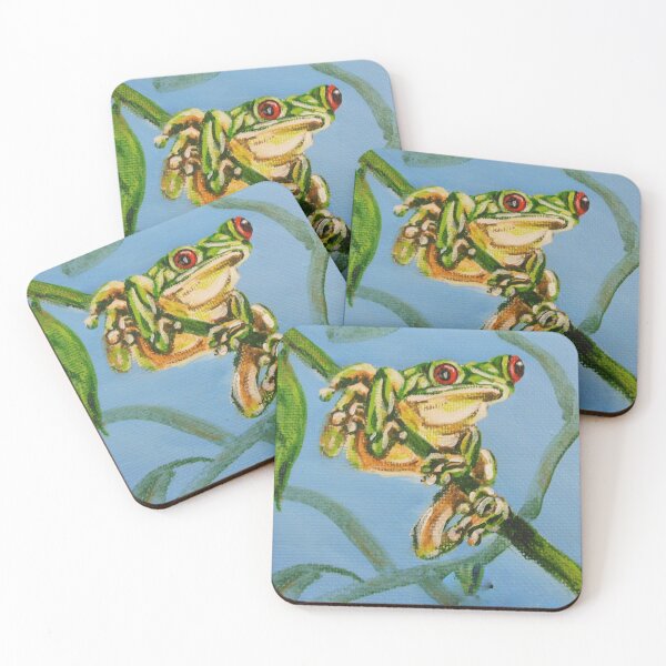 Item preview, Red Eyed Green Tree Frog designed and sold by pohlma.