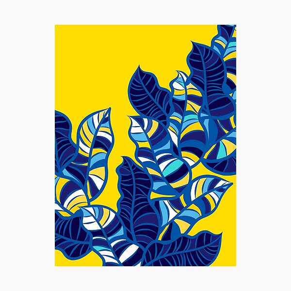 Item preview, Pop foliage on Yellow designed and sold by Dominiquevari.
