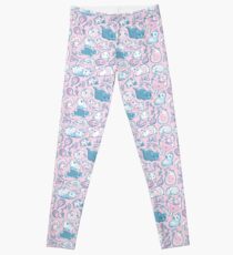 Meerschweinchen-Huddle In Pink Leggings