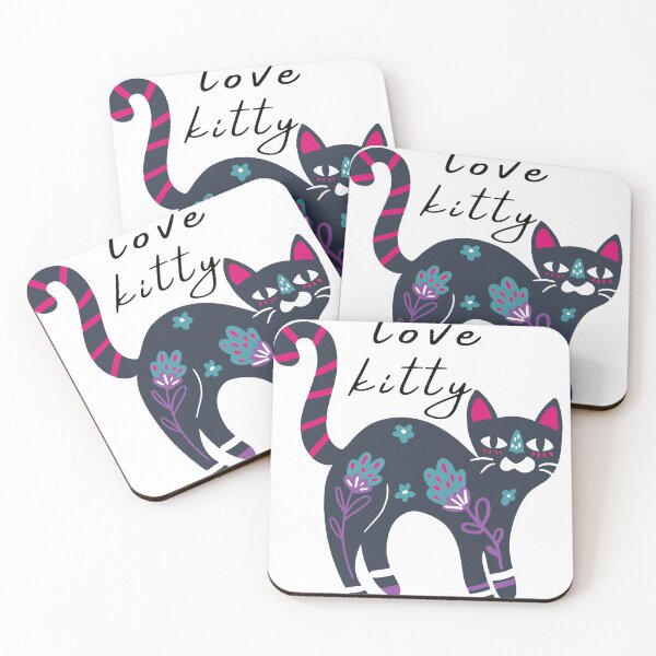 Item preview, Love Kitty designed and sold by ArTeaCupcake.