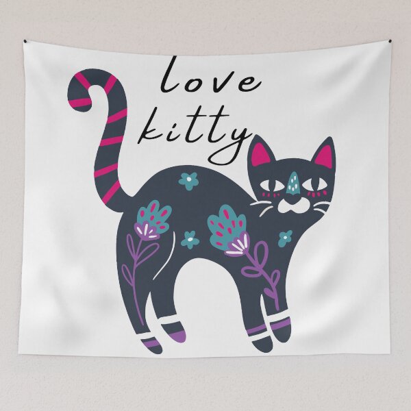 Item preview, Love Kitty designed and sold by ArTeaCupcake.