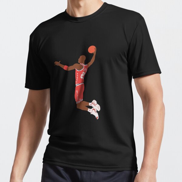 rattraptees Michael Jordan Grid Baseball Tee