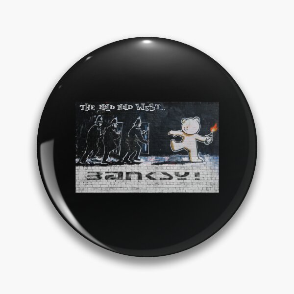Item preview, BANKSY Graffiti Mural The Mild Mild-West   designed and sold by ClaraCaspersonn.