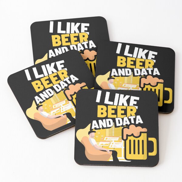 Item preview, I Like Beer and Data - Data Science Machine Learning designed and sold by deffro.