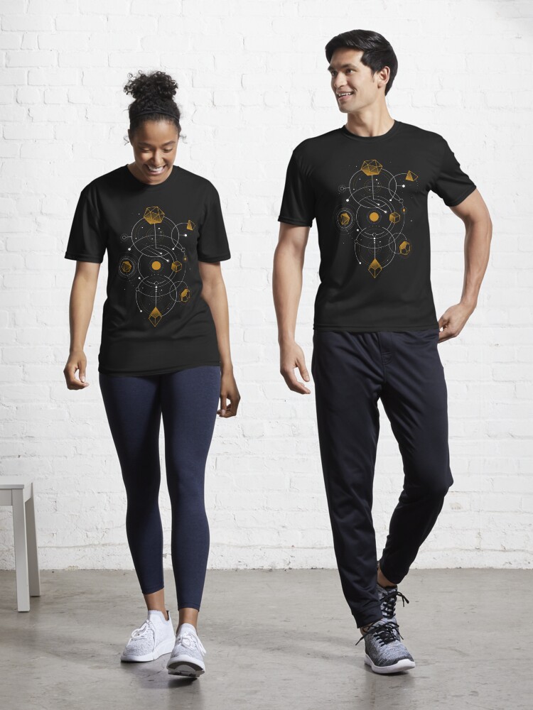 Thumbnail 1 of 7, Active T-Shirt, Celestial Dice designed and sold by Snouleaf.