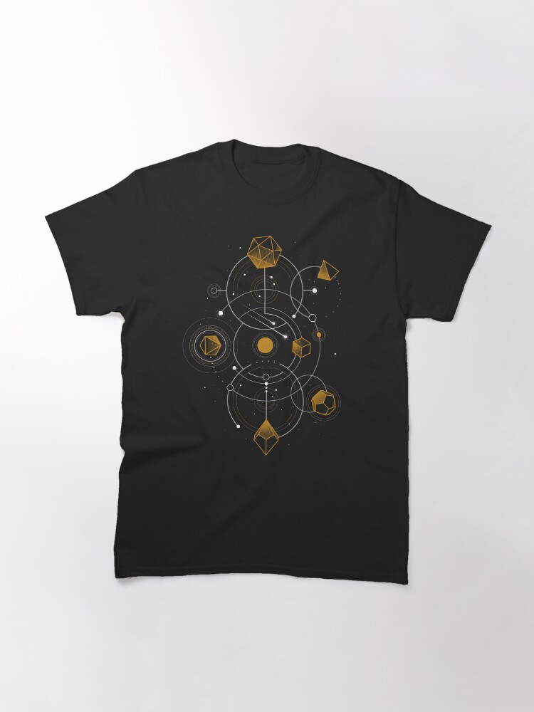 Thumbnail 3 of 7, Classic T-Shirt, Celestial Dice designed and sold by Snouleaf.