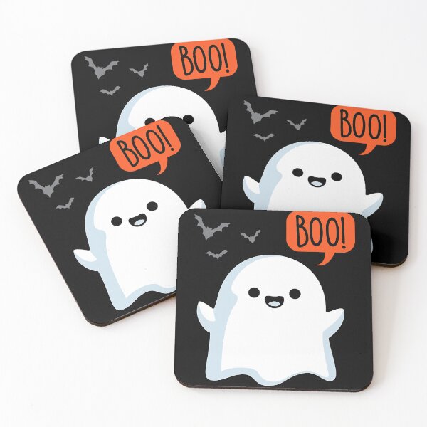 Item preview, Cute Ghost Saying Boo Ghost Spooky Bats Halloween Costume designed and sold by JoeHarty.