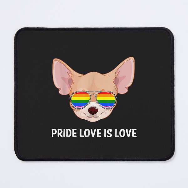 Item preview, Cute LGBT Pride Love Is Love Chihuahua Dog Puppy designed and sold by virnmjan.