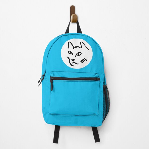 Item preview, Cat Head on Light Blue "Cat's Drawings" designed and sold by Istvan Ocztos.