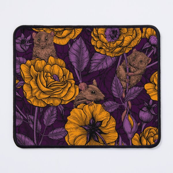 Item preview, The mice party in orange and violet designed and sold by Katerina Mitkova Kirilova.