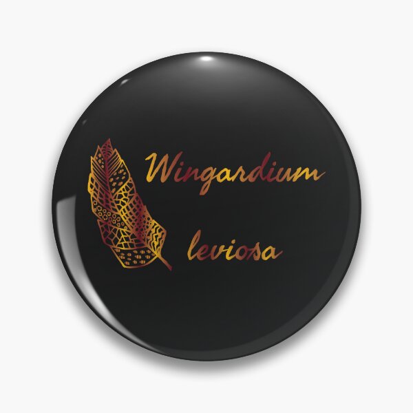 Item preview, Wingardium leviosa. Red and gold designed and sold by IriArt-Designs.