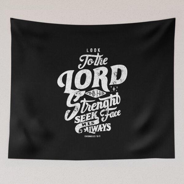 Item preview, LORD STRONG QUOTES STRONGER SAYINGS JESUS GOD BIBLE MOTIVE GIFT designed and sold by Super3.