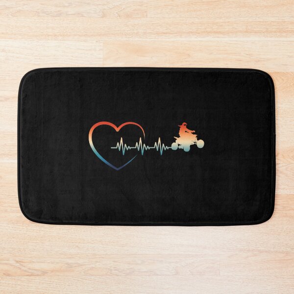 Aperçu de l'œuvre Atv Bicycle Heartbeat Gradient Sticker créée et vendue par krnnvrstacy.