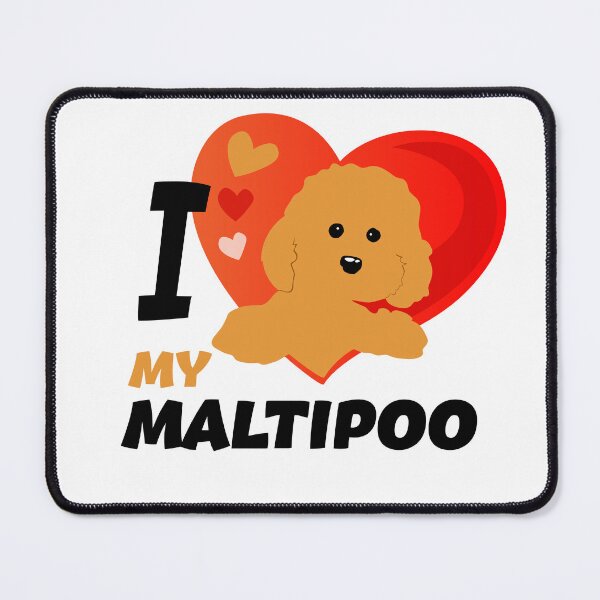 Item preview, I Love My Maltipoo. Golden Maltipoo designed and sold by natysik111188.