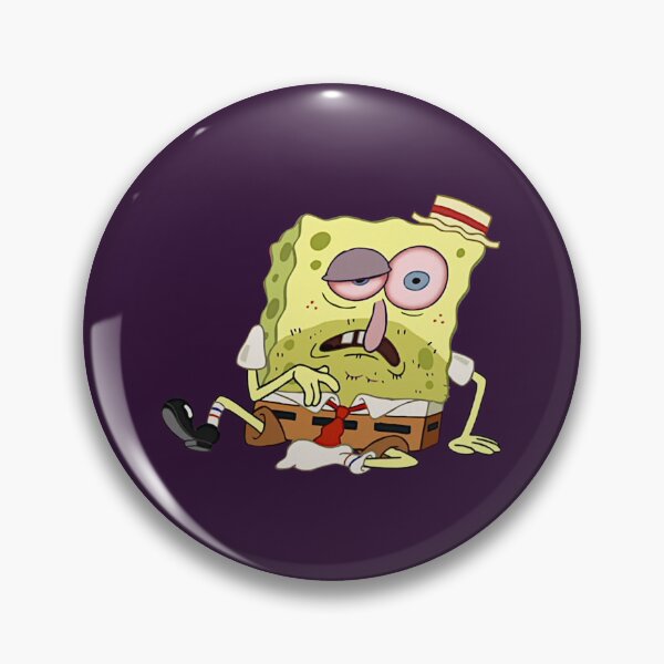 Wasted SpongeBob Pin