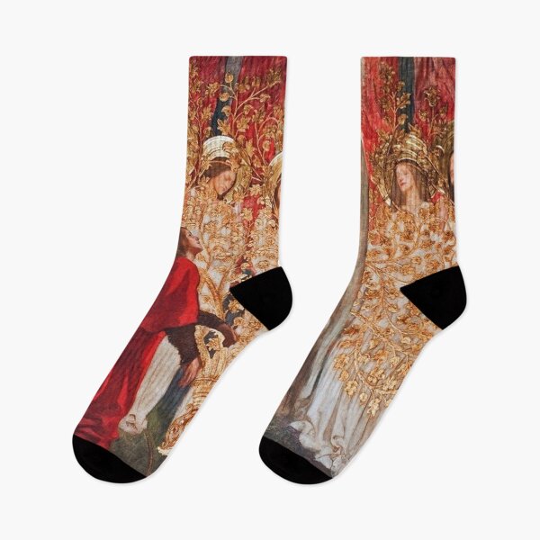 Artikelvorschau, The Quest of the Holy Grail - Edwin Austin Abbey entworfen und verkauft von Vintage Designs +.