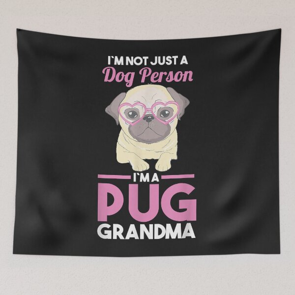 Item preview, Dog Grandmother Pug Grandma designed and sold by virnmjan.