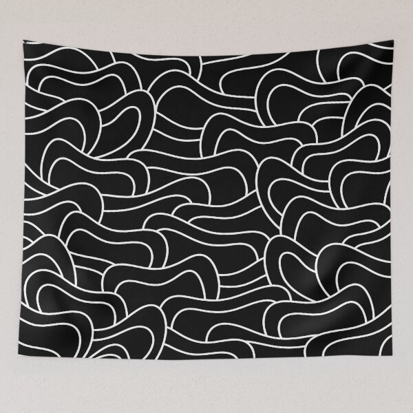 Item preview, Abstract pattern - black and white. designed and sold by K.S ART.