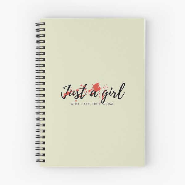 Item preview, Just a girl who likes true crime splatter designed and sold by SimardShopSS.