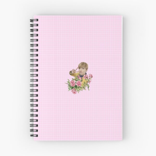 Item preview, Pink Jungkook Rose Grid Print BTS designed and sold by blosskitty.