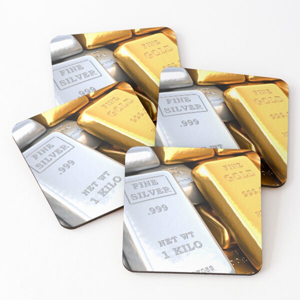 Item preview, silver and gold designed and sold by Batartiste.